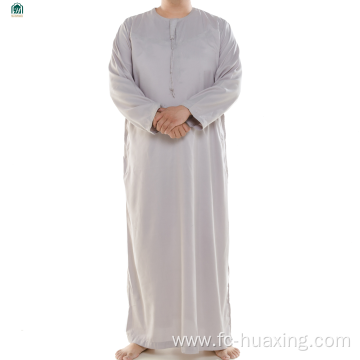 Muslim Robe Solid Long Plus Size Prayer Set